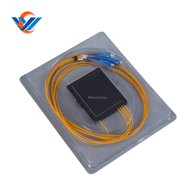 1x4 ABS Box PLC оптическое волокно сплиттер