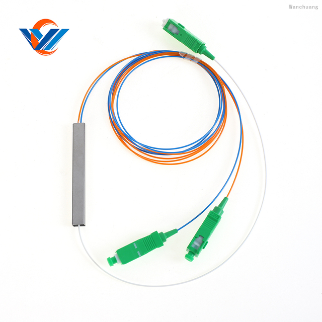 Заводская цена 1X32 Mini PLC Splitter SC APC 0,9 ​​мм Стальная трубка PLC Splitter